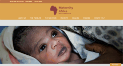 Desktop Screenshot of maternityafrica.org